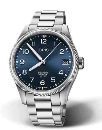 Oris Big Crown ProPilot Big Date Stainless Steel Blue Replica Watch 01 751 7761 4015-07 8 20 08P